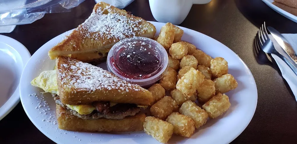 French Toast Patty Melt